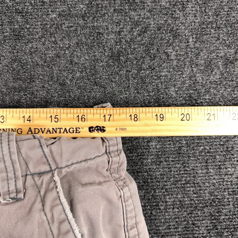 Aeropostale Authentic Cargo Shorts Cotton‎ Twill Utility Pockets 32 Khaki Tan